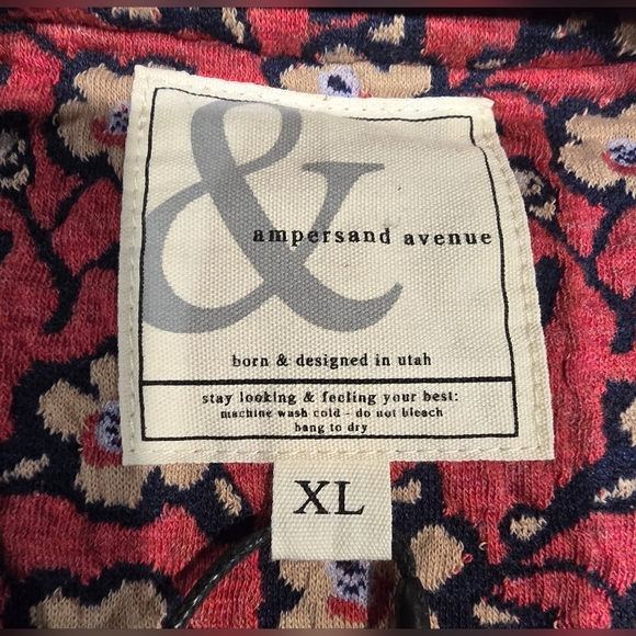 Ampersand Flower Bombers Jacket Size XL - Picture 2 of 7